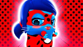 Miraculous Ladybug Theme Song  Ladybug amp Cat Noir  Nursery Rhymes by The Mini Moonies Official [upl. by Namyw486]