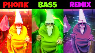 The Green Wizard Gnome Phonk vs Bass vs Remix All Version [upl. by Naloj403]