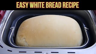 White bread recipe I love the most  West Bend Bread Maker  PerySmith Bread Maker [upl. by Ynohtnakram]