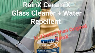 RainX CeramiX glass cleanerwater repellent Review [upl. by Arriek546]