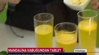 mandalina kabuğundan efervesan tablet [upl. by Ahsiei]