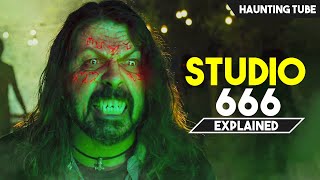 Studio 666 2022 Explained in Hindi  Haunting Tube [upl. by Fondea440]