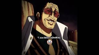 The best admiral 💀 keşfetbeniöneçıkar onepiece anime luffy admirals [upl. by Aeslahc]