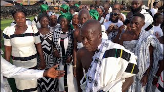 Amakye Dede Asem to me a ka bi mame 🎵🔥Coastal band live in Wamanafo Adadamu special groove [upl. by Mutat]