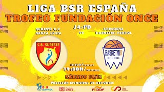 LIGA BSR TROFEO FUND ONCE  1ª DIV 2324  J4  SURESTE GC SANTA LUCIA  ABECONSA BASKETMI FERROL [upl. by Longtin]