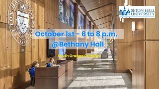 Seton Hall University Graduate Program Open House [upl. by Cecilia]