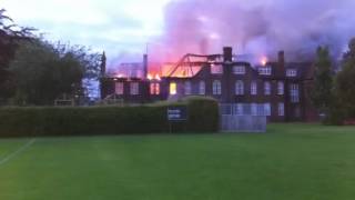 Fire at Felsted School [upl. by Yllah]