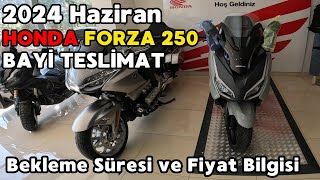 Yeni Motorum 2024 Model Honda Forza 250 Bayi Teslimat  PCX  FORZA  ADV 350 Tedarik Bilgisi [upl. by Ydarg]