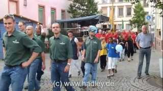 06072012  Umzug beim Altstadtfest in Tauberbischofsheim [upl. by Eelnayr]