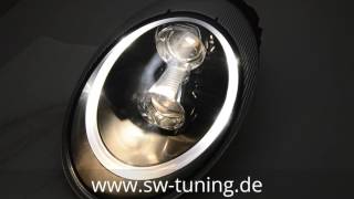 SWLtube BiXenon Scheinwerfer für Porsche 911 997 0408 LED Standlicht Black SWTuning [upl. by Ylas920]