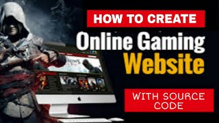 How To Create Online Gaming Website With Html Source Code  5 Games Html Source Code [upl. by Storz]