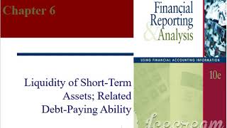 Liquidity of ShortTerm Assets Related DebtPaying Ability [upl. by Goober40]