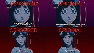 Bleach TYBW Episode 22 Censored Version VS Original version [upl. by Converse610]