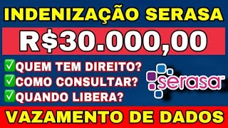 SERASA VAI PAGAR R30000 PARA TODOS QUE TIVERAM OS DADOS VAZADOS VEJA COMO CONSULTAR E A VERDADE [upl. by Cirdec563]