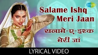 Salam e Ishq with lyrics  सलाम ए इश्क़ गाने के बोल  Muqaddar ka Sikandar  Rekha  Amitabh Bachchan [upl. by Marjorie919]