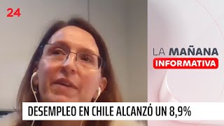 Desempleo en Chile alcanzó un 89 quotEs una gran noticia que no se hubiera deterioradoquot  24 Horas [upl. by Mueller]