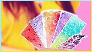 📚 DIY Bookmarks amp Watercolor Techniques for Beginners  Watercolor DIY  How To Make Bookmarks [upl. by Noxas]