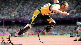 London 2012 Olympics Bladerunner Oscar Pistorius interview [upl. by Camel83]