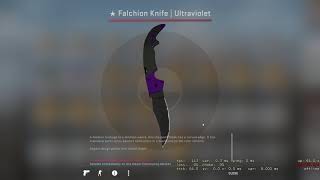 Open ★ Falchion Knife Ultraviolet MW [upl. by Arahsat]