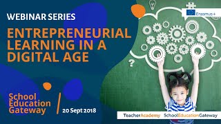 Entrepreneurial Learning in a Digital Age  Webinar [upl. by Ihdin]