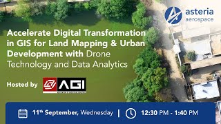 Webinar Digital Transformation in GIS for Land Mapping amp Urban Development Using Drone Technology [upl. by Carmen]