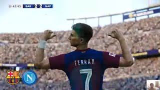 Barcelona vs Napoli  Champions League 202324  PES 21 [upl. by Thompson355]