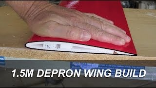 Depron wing build [upl. by Adnamahs]