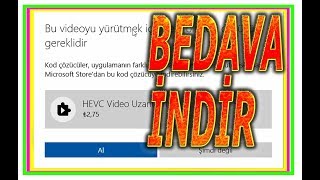 HEVC Video Uzantıları codec h265 yükle çözüldü [upl. by Quintus]