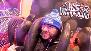 Hyde Park Winter Wonderland 2022 Vlog  The Fun Continues with Extreme Rides and Roller Coasters [upl. by Arihppas]