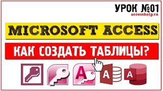 Как создать таблицы в Microsoft Access за 8 минут [upl. by Nylra]