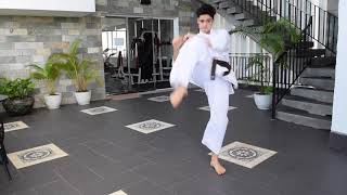 Lesson 1 Kyokushin Karate Warm Up and Stretching follow along [upl. by Cathie]