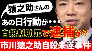 警視庁捜査一課、市川猿之助さんを自殺幇助で逮捕の方針固めた・・あの日の行動が・・？ [upl. by Ahsiekat]