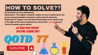 The higher oxidation states are more stable down thecurlychemist9953 jeepyq jeemains jeeadvanced [upl. by Nevar]