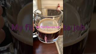 My 1st time brewing Americano amp Flat White using espresso machine  weekend fun Fall 2024 breville [upl. by Buxton196]