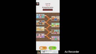 Annoy it tricky puzzle level 18 arrange the rooms [upl. by Droc]