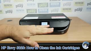 HP Envy 5020 How to do Printhead Cleaning Cycles and Improve Print Quality [upl. by Nerfe]