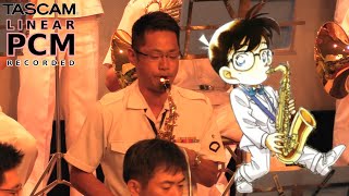 Detective Conan Main Theme 🎷 Japanese Navy Band [upl. by Katharine401]