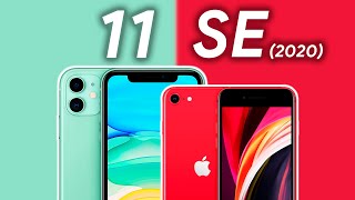 IPhone 11 vs iPhone SE 2020 ¿cuál DEBERÍA COMPRAR [upl. by Oine165]