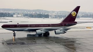 Beautiful Boeing 747SP at ZürichKloten ZRH [upl. by Snapp]