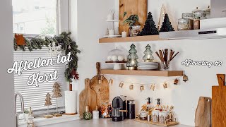 Aftelvlog  Kerstdecoratie in de keuken amp Pompoenen snijden voor Halloween  Christmaholic [upl. by Pyle447]