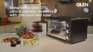 Glen 42 Litre Oven Toaster Griller OTG with Motorized Rotisserie amp Convection Fan 2000W 5042BLRC [upl. by Sirred937]