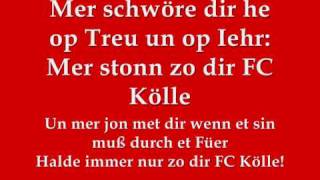 1FC Köln Hymne Lyrics [upl. by Olihs]