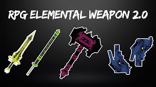 RPG Elemental Weapon  By REXOES  Best weapon mod for Minecraft 121 [upl. by Esme423]