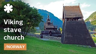 Viking eras wooden Norse church in shape after 800 years [upl. by Waldack]