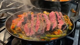 Restaurant style sizzler Fajitas  Food Uncensored [upl. by Akilegna]