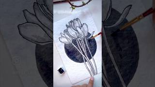 art flowers shortvideo shorts stepbystep tutorial [upl. by Snodgrass393]