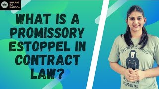 What is a promissory estoppel in contract law [upl. by Mitman]