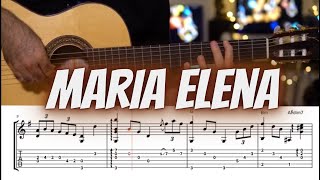 Maria Elena note and tab for guitar [upl. by Koslo38]