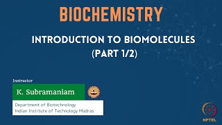 Introduction to Biomolecules Part 12 [upl. by Nosirrag]