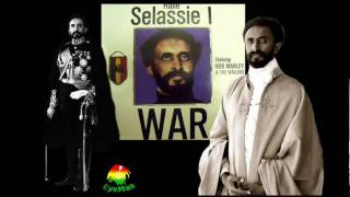 Emperor Haile Selassie I amp Bob Marley  War [upl. by Adnohr]